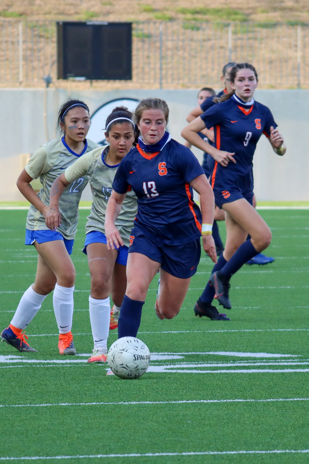 Seven Lakes senior Phoebe Harpole was named District 19-6A’s girls soccer Most Valuable Player.